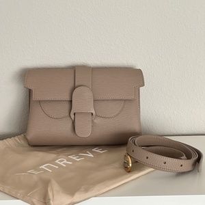 Senreve Aria Belt Bag | Mimosa Leather | Latte
